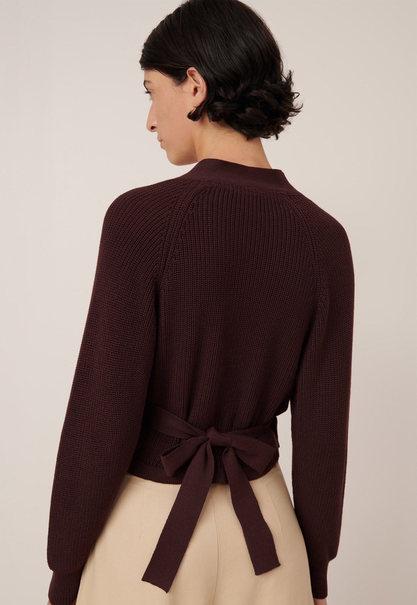 Composure Cardigan - Mahogany