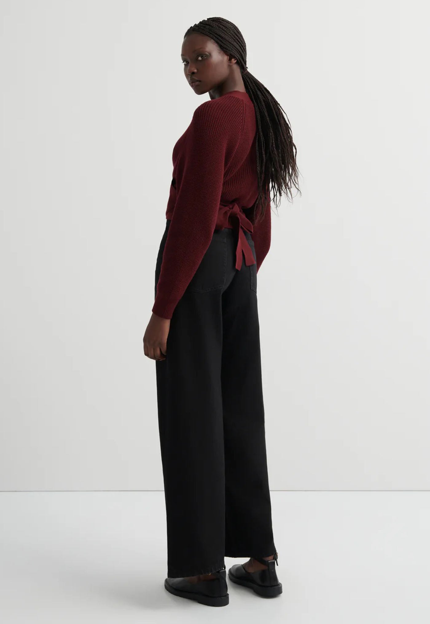 Composure Cardigan - Maroon