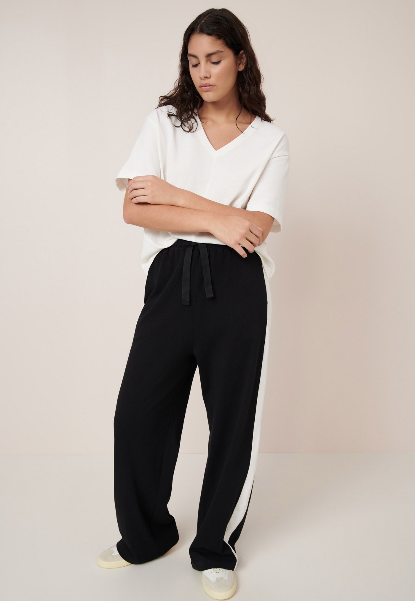 Contrast Trackpant - Black