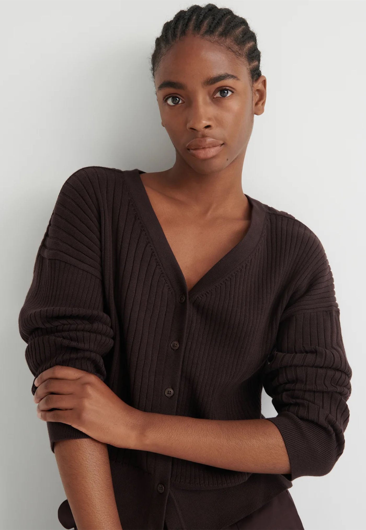 Field Cardigan - Sable
