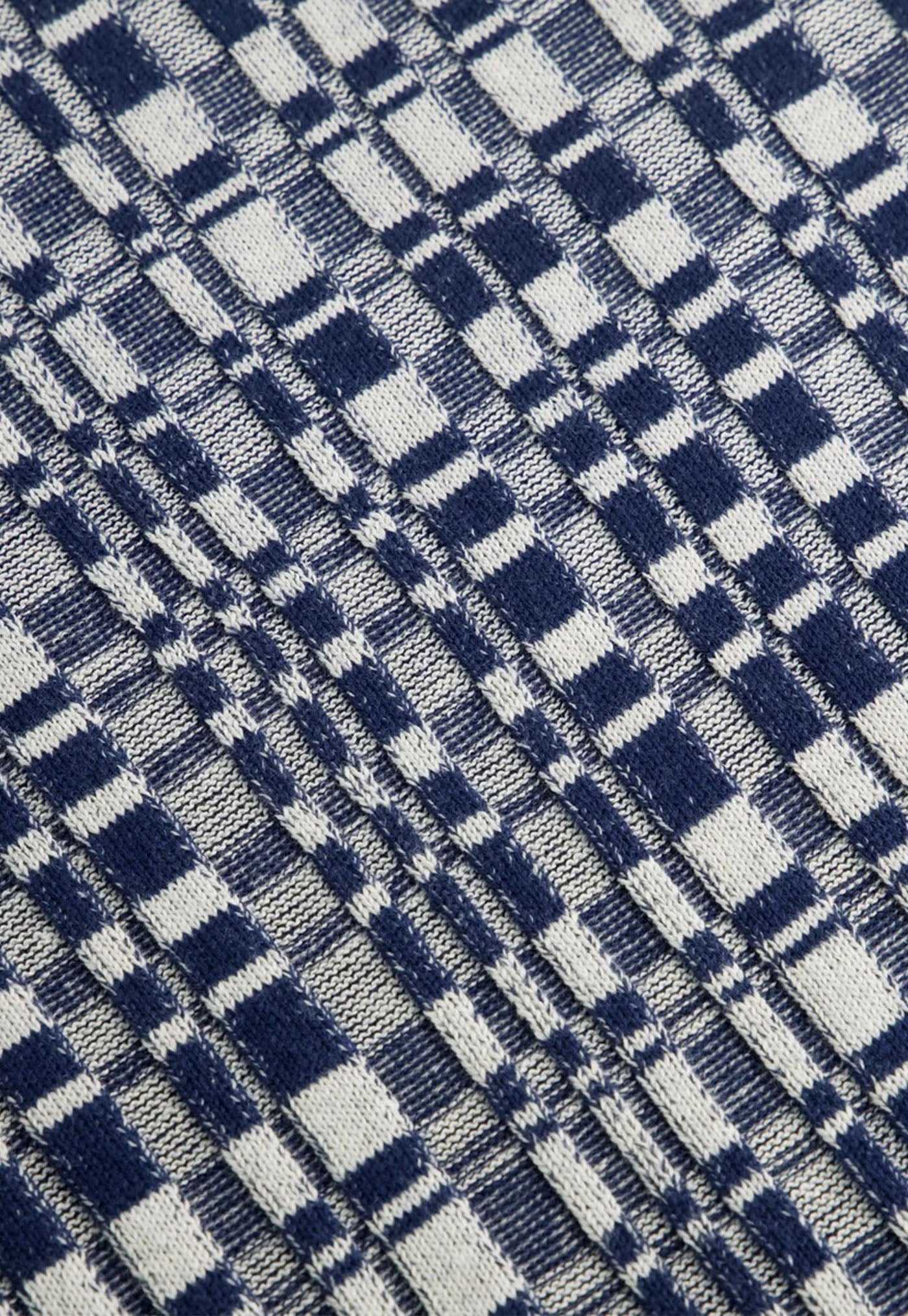 Film Top - Navy Check