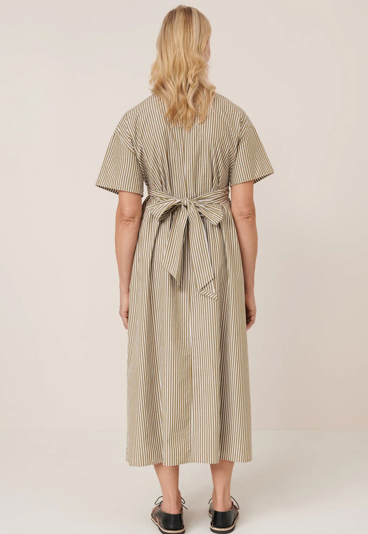 Composer Dress - Treetop Stripe