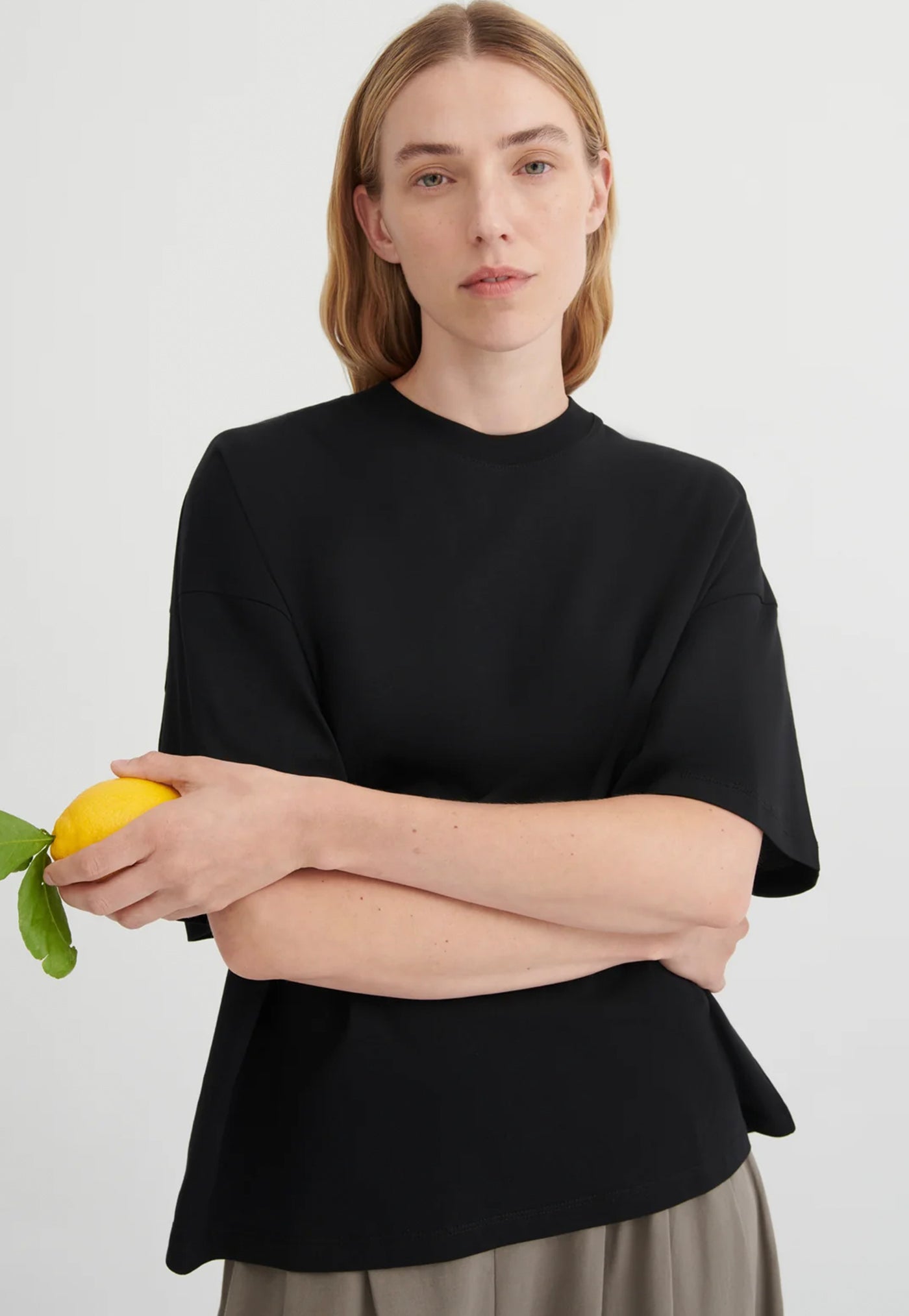 Oversized Boxy Tee - Black