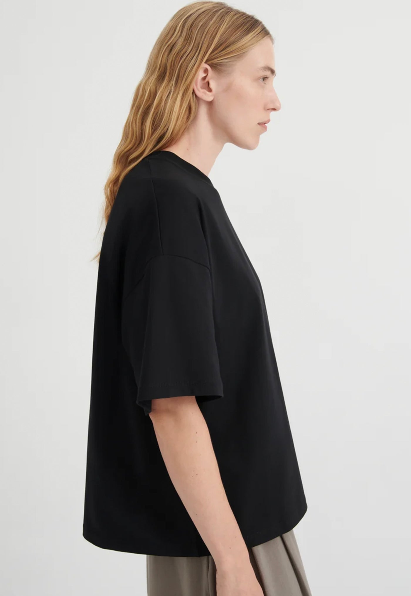 Oversized Boxy Tee - Black