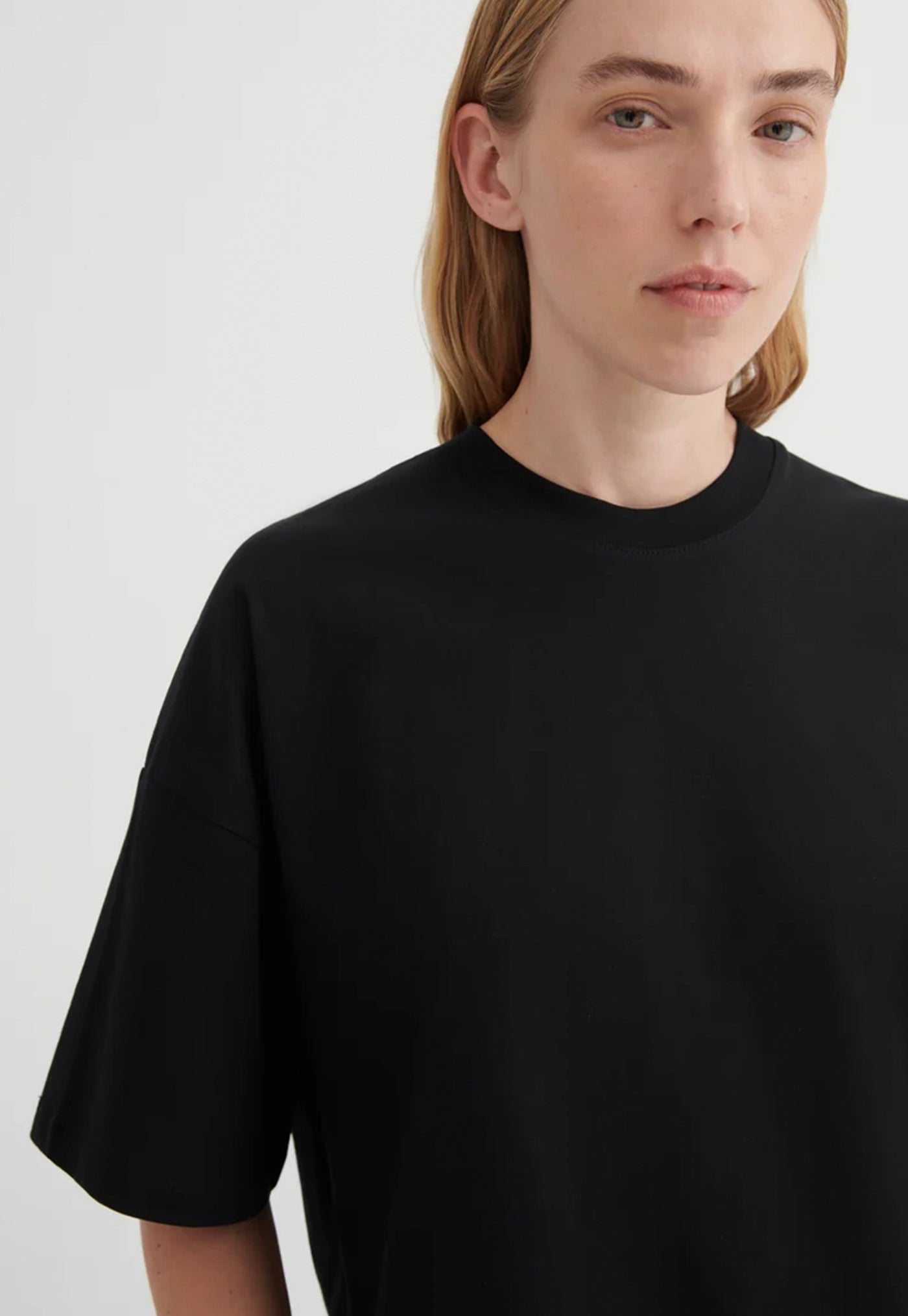 Oversized Boxy Tee - Black