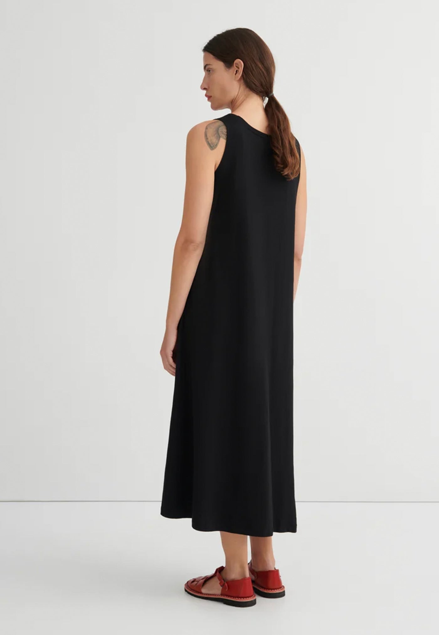 Tank Swing Dress - Black