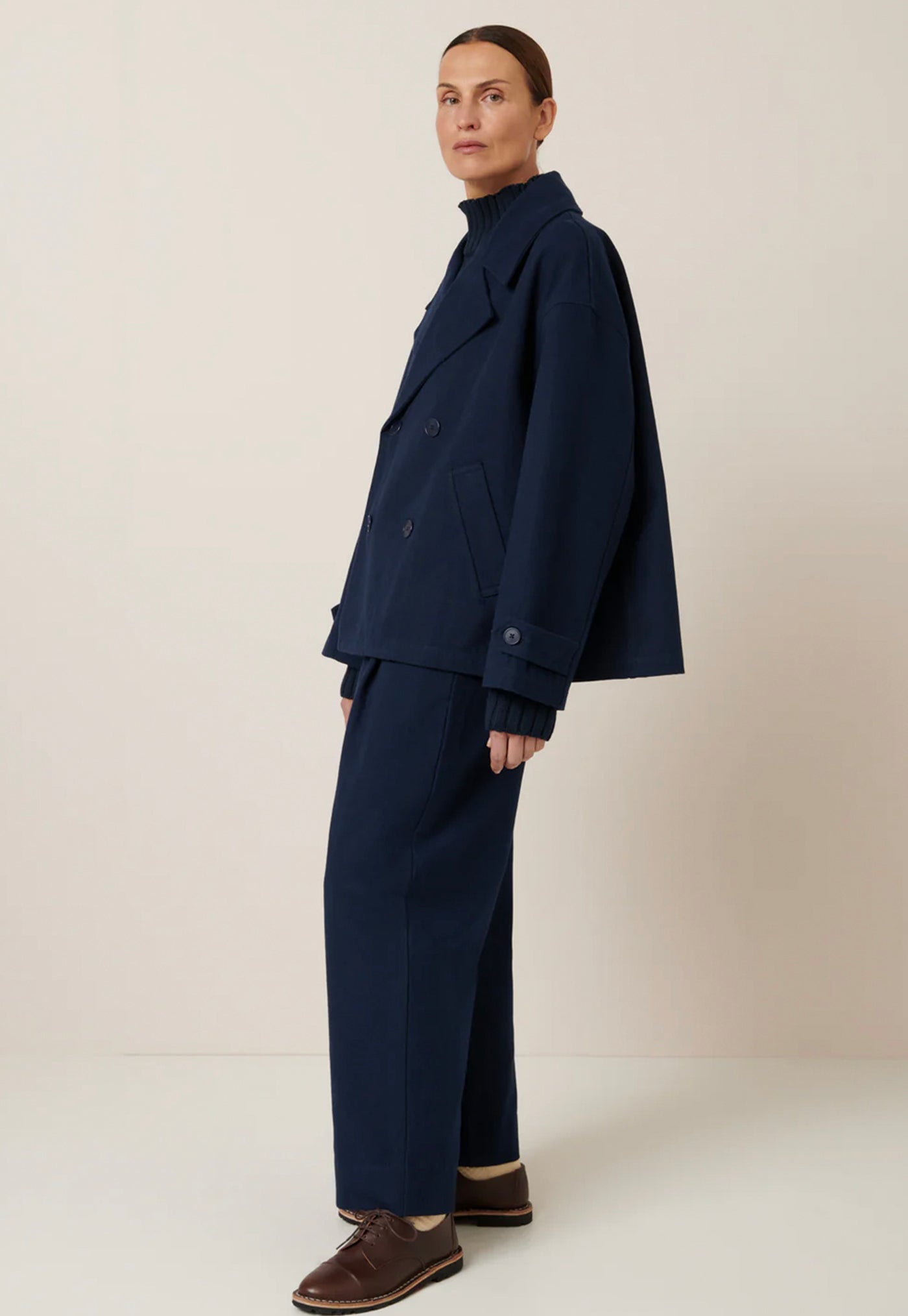 Silhouette Jacket - Evening Navy