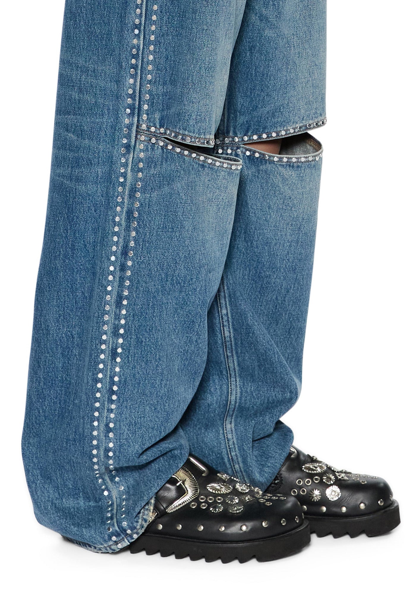Low Rider Texas Blue Studded