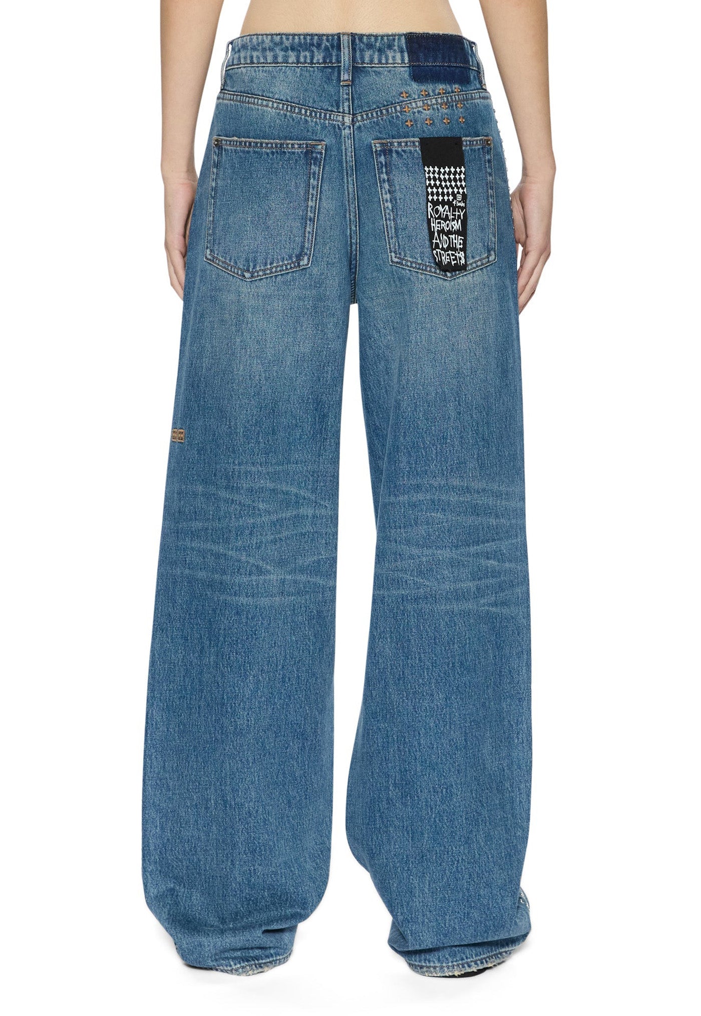 Low Rider Texas Blue Studded