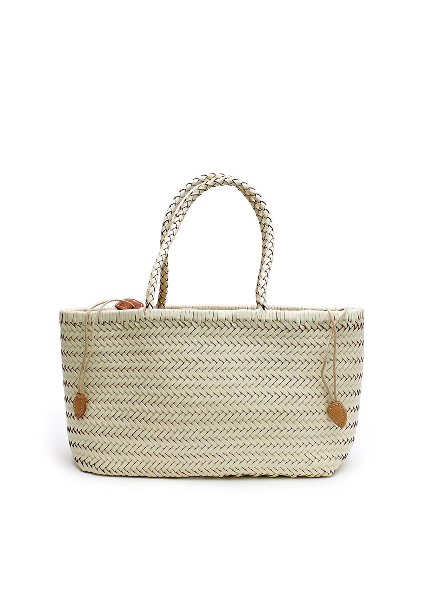 Amelia Woven Bag - Cream