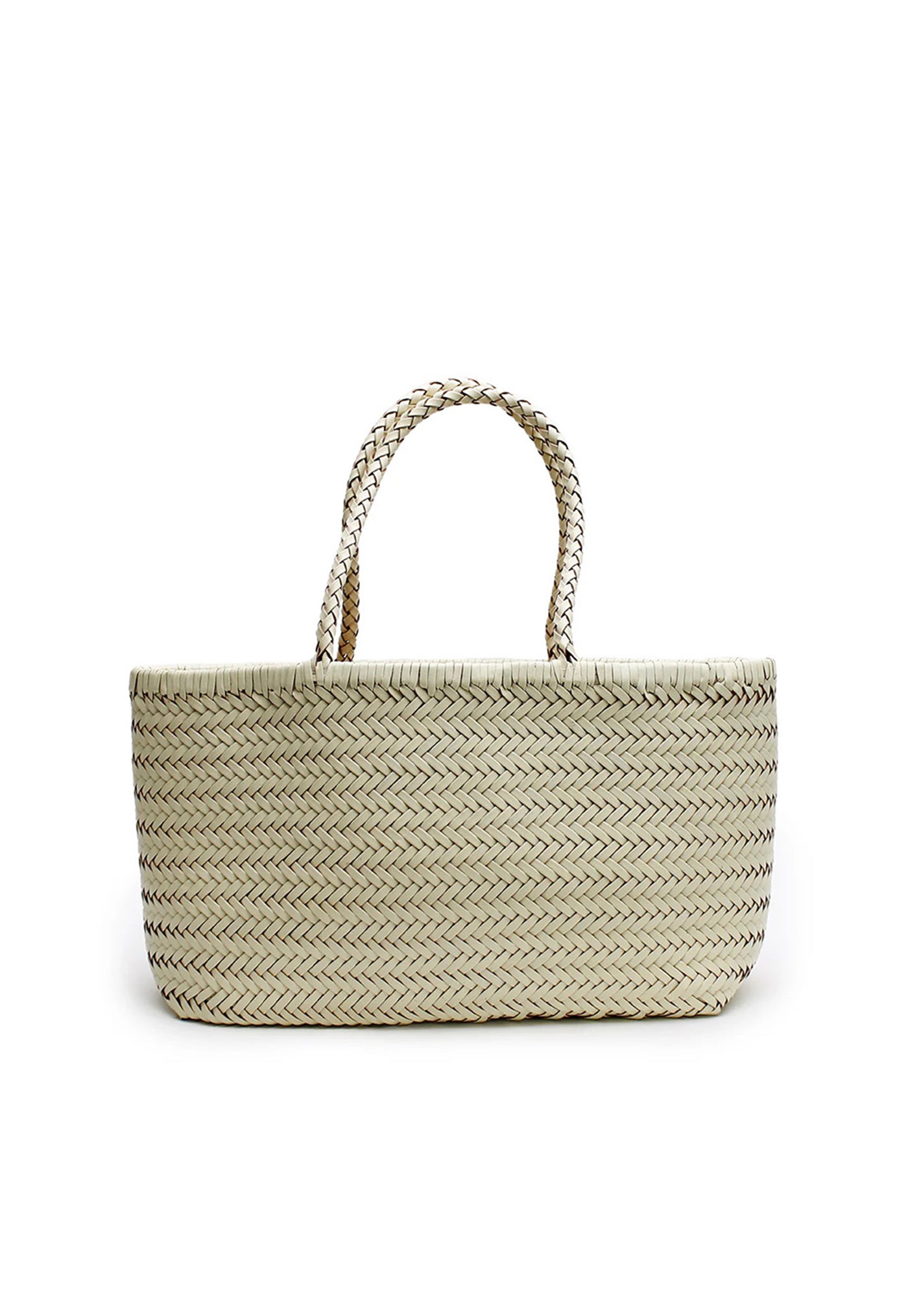 Amelia Woven Bag - Cream