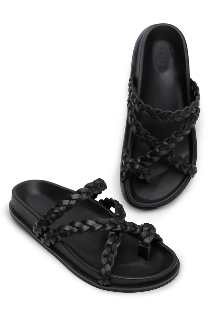 Braided Sandal - Black