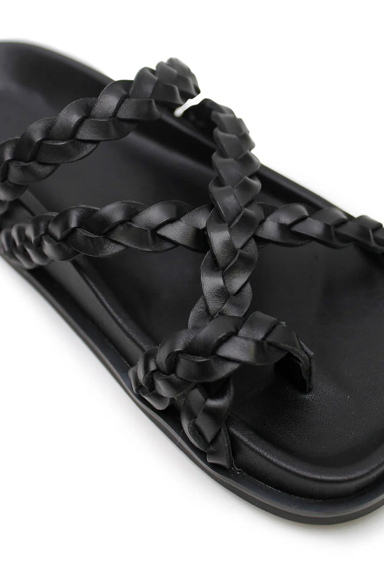 Braided Sandal - Black