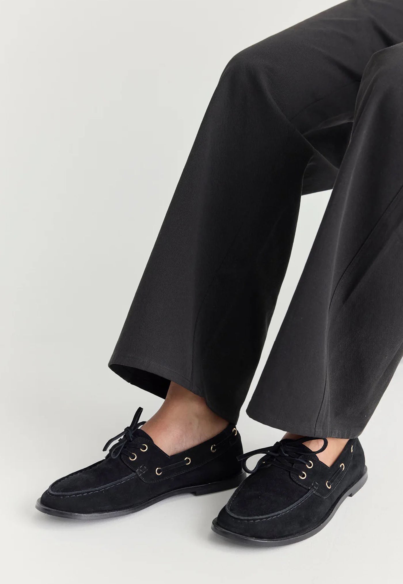 Marlo Boat Shoe - Black