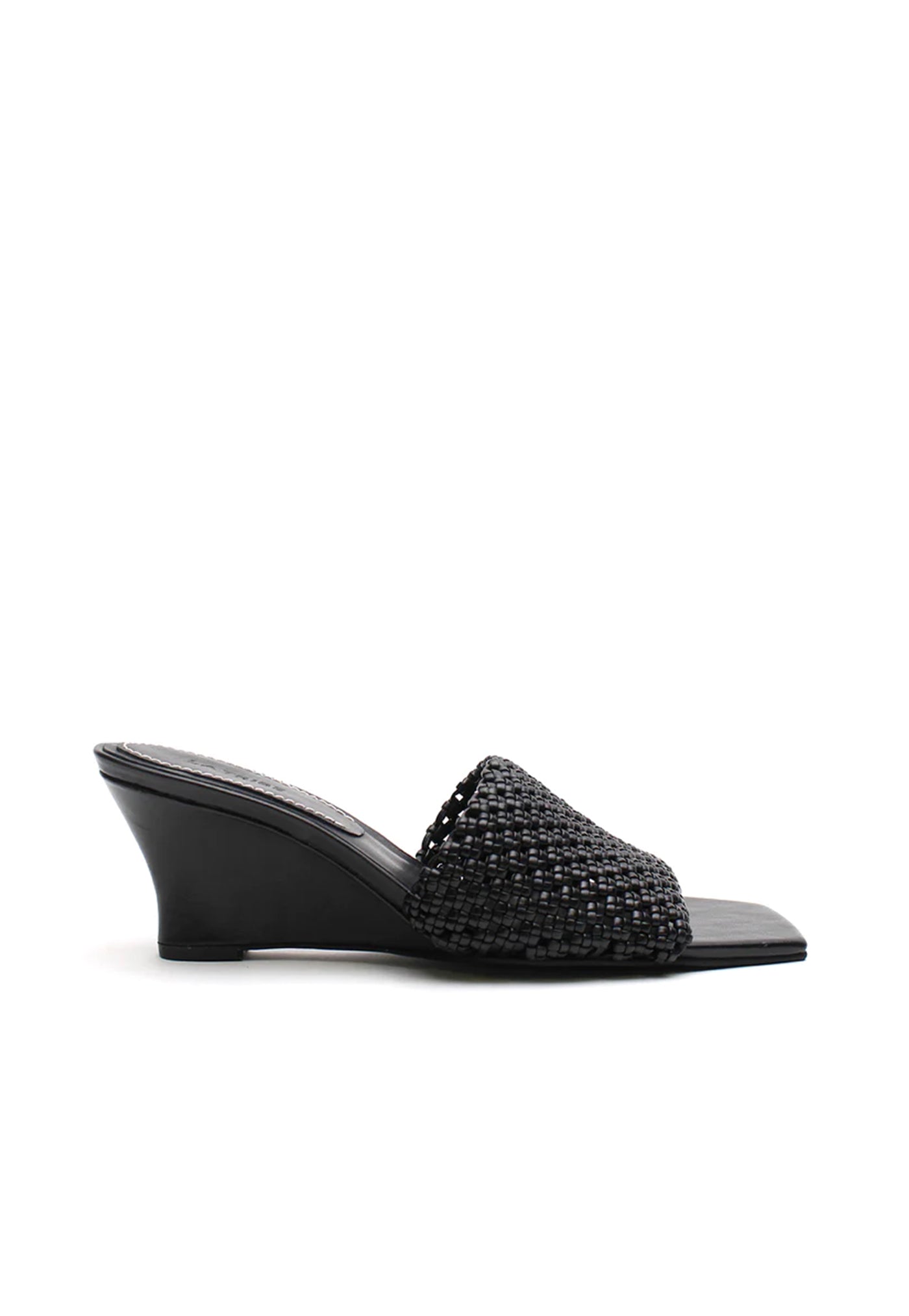 Braided Wedge Heel - Black sold by Angel Divine