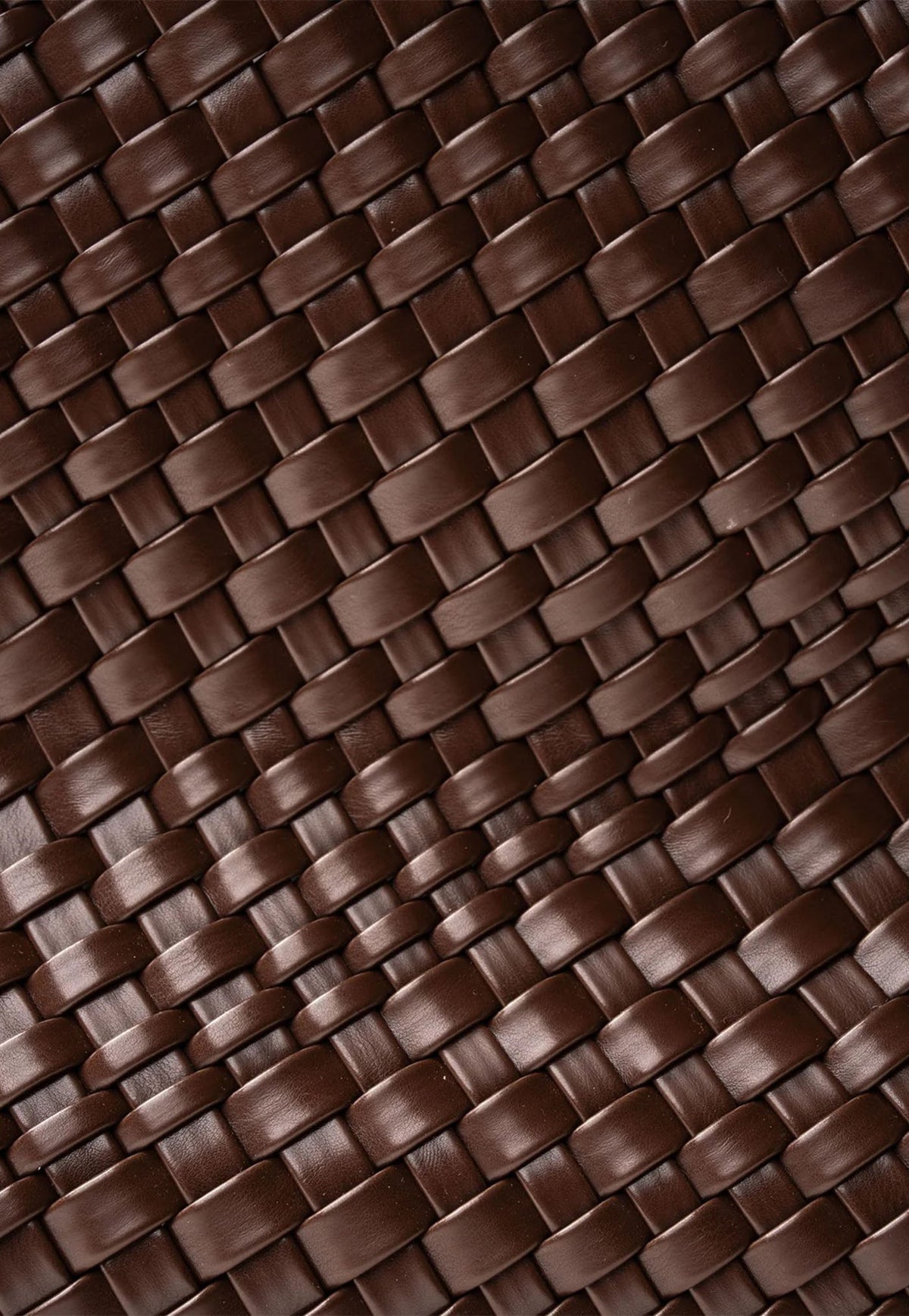Woven Tote Bag - Brown