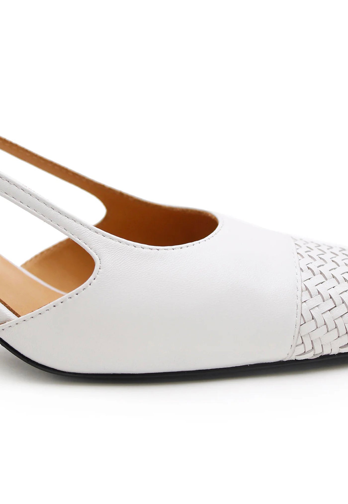 Gigi Woven Heel - Tofu sold by Angel Divine