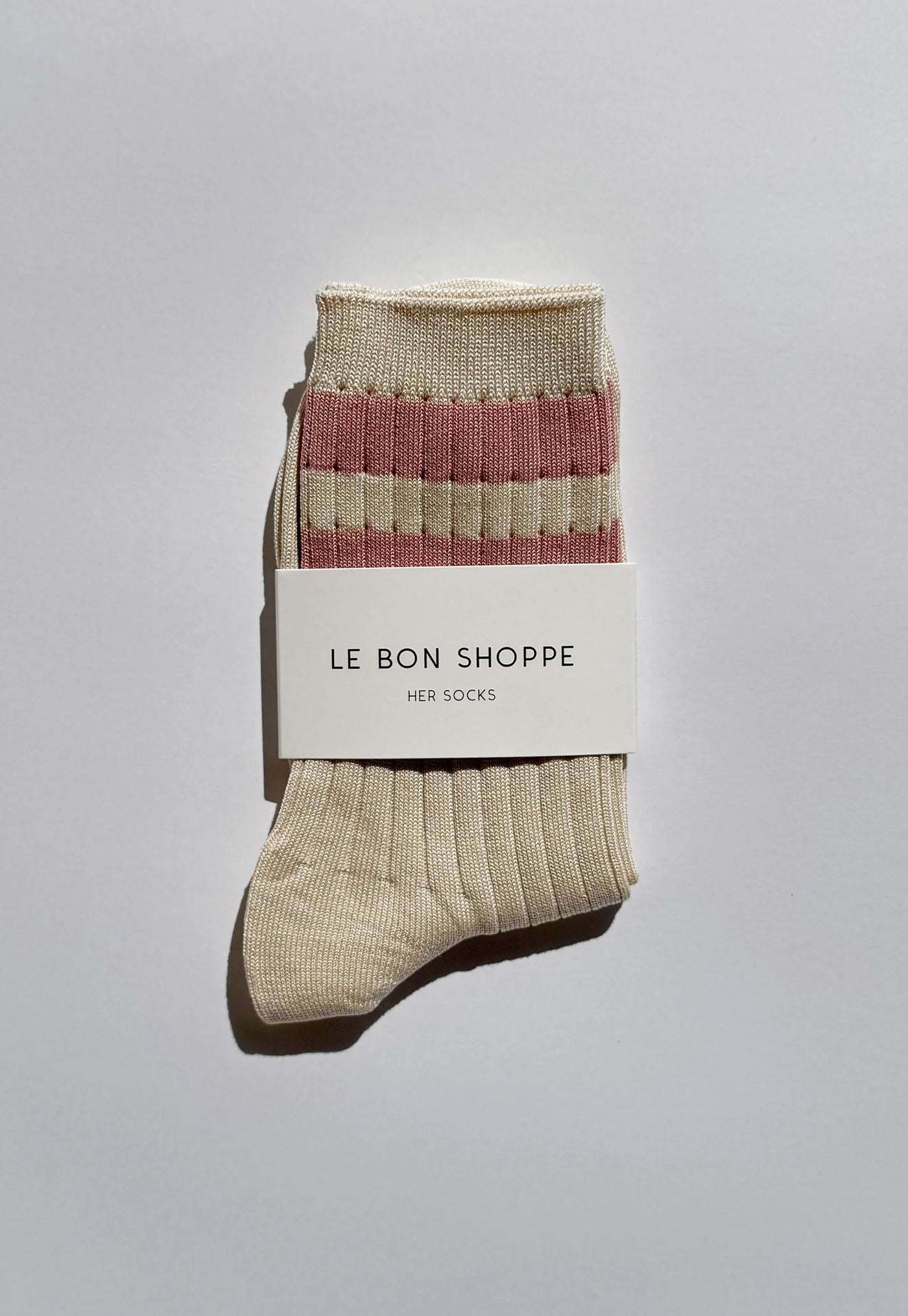 Her Varsity Socks - Rose