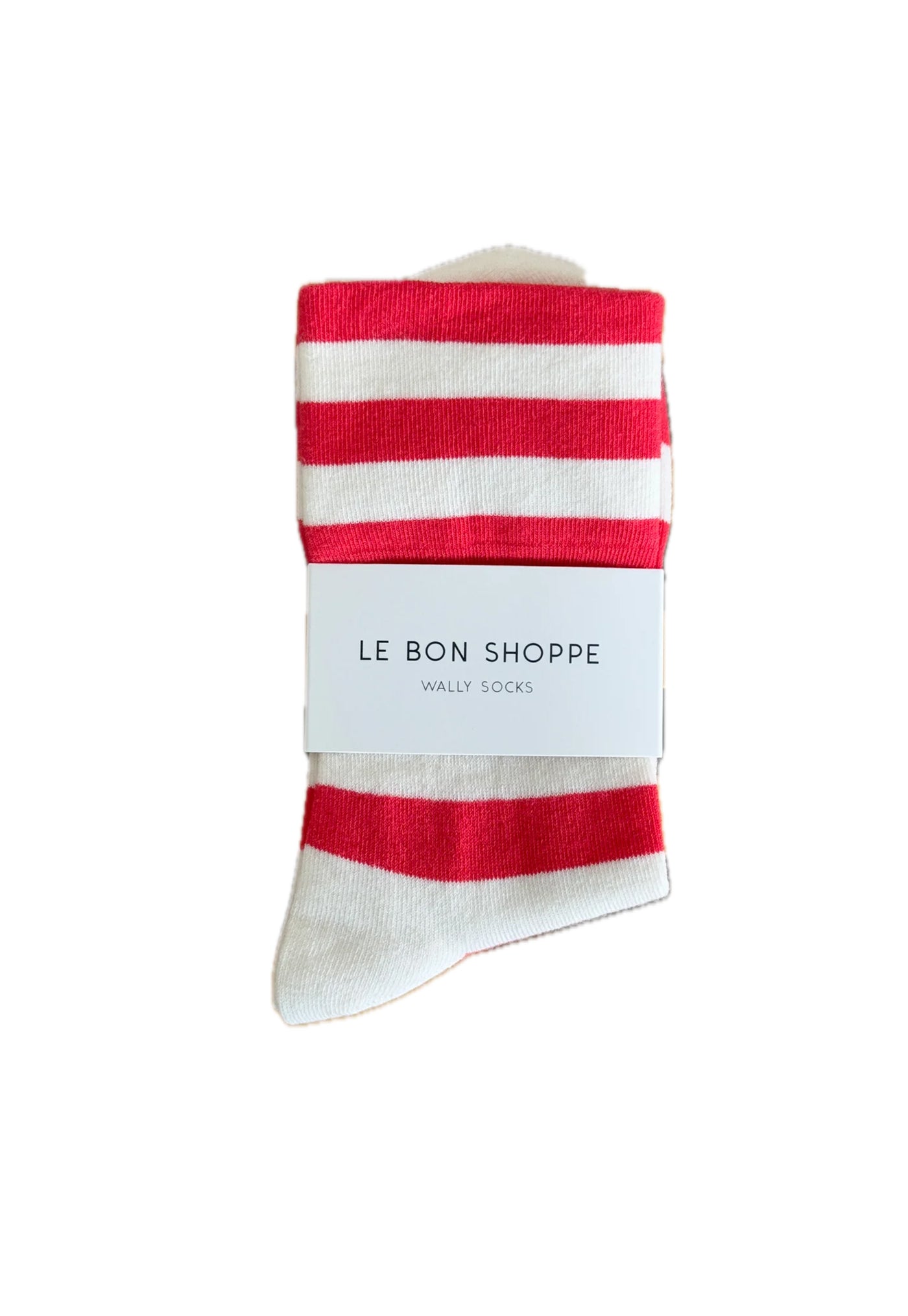 Wally Socks - Wide/Red Stripe
