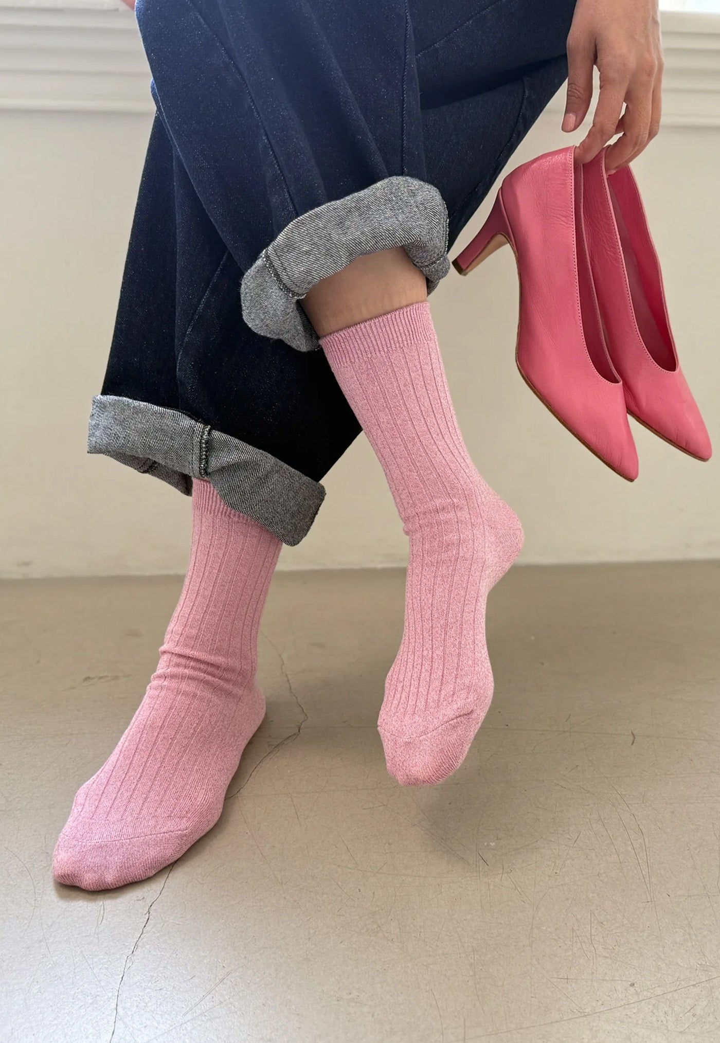 Her Socks - Sparkling Rose