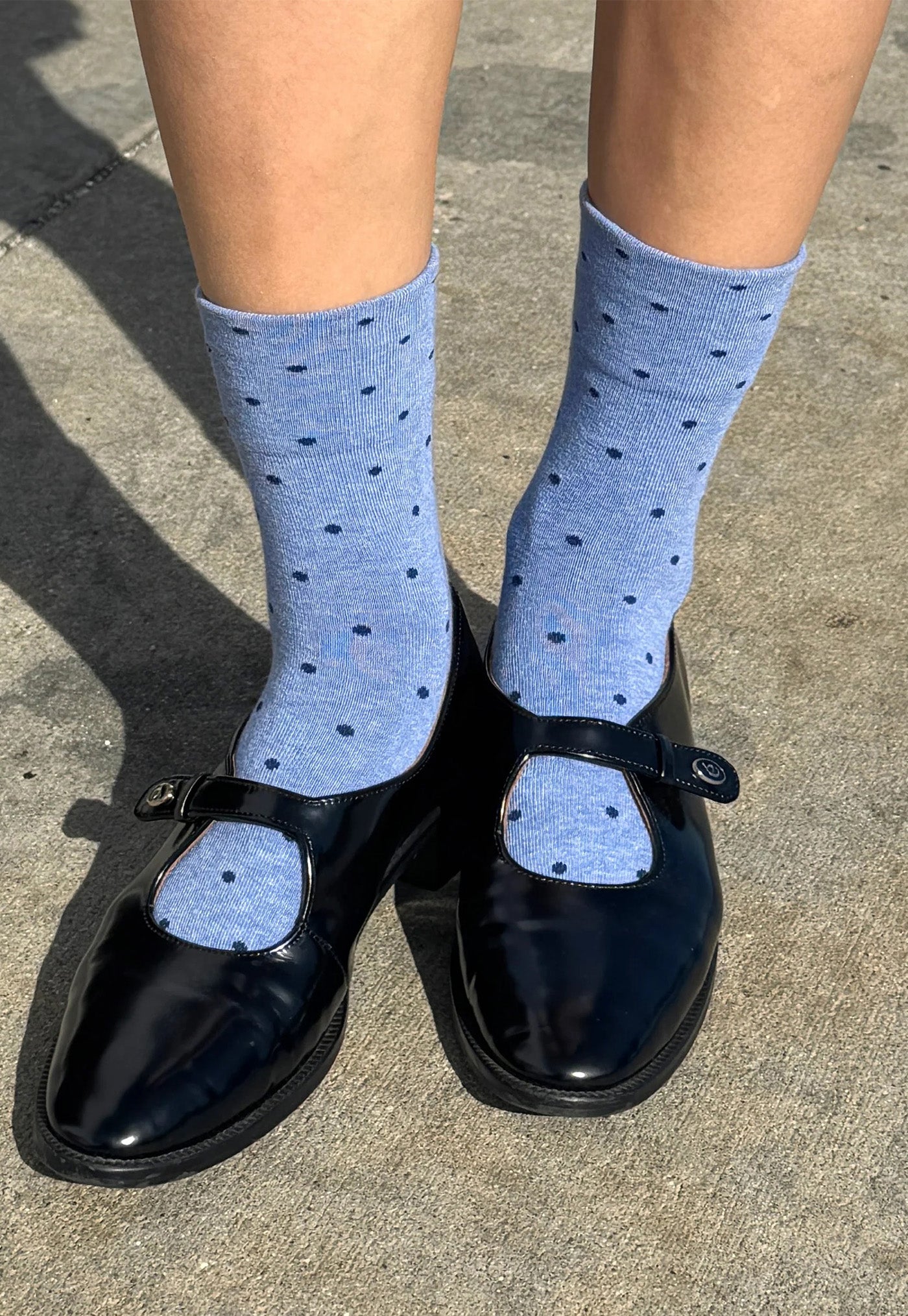 Patterned Sneaker Socks - Blue/Navy