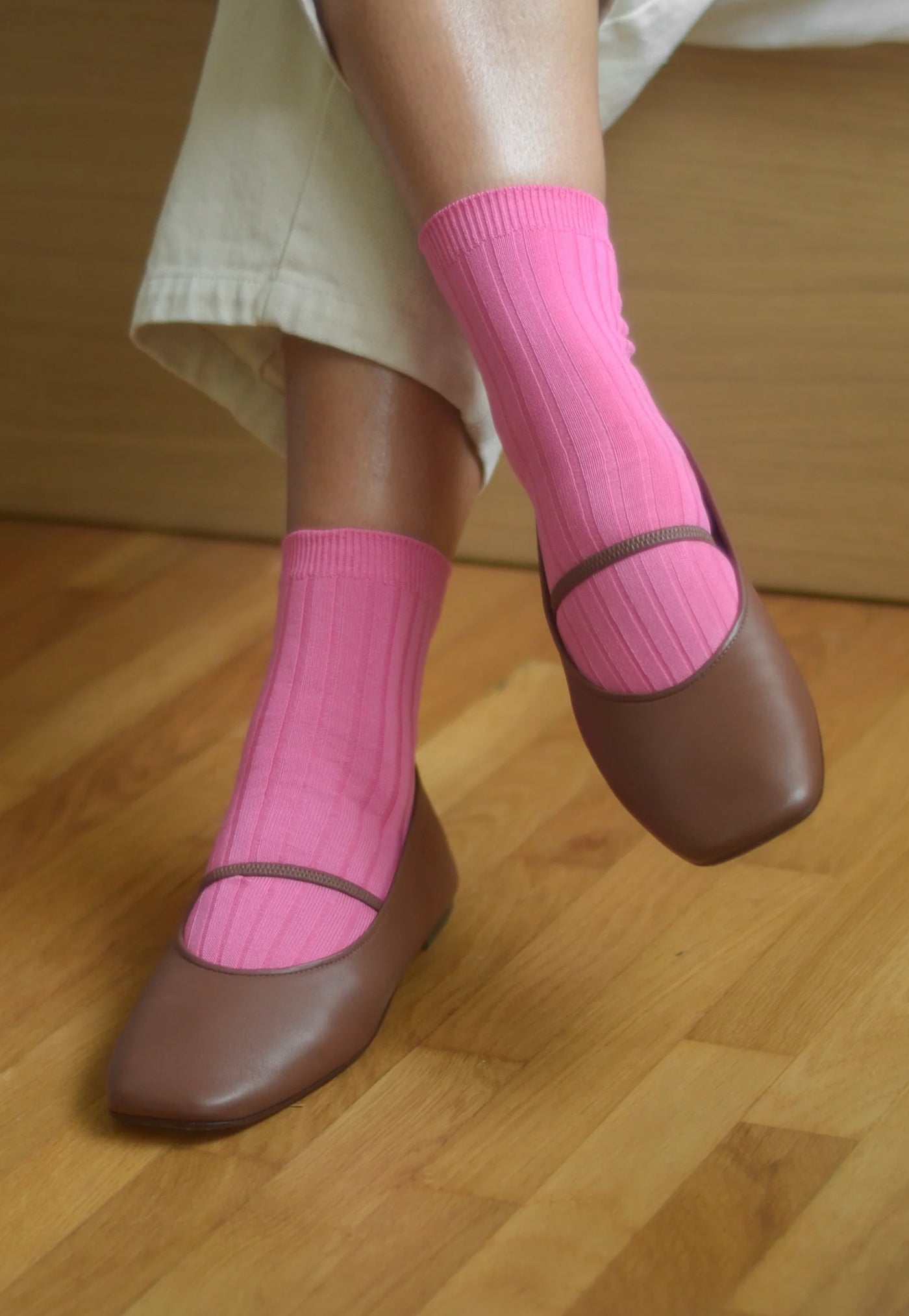 Her Socks - Bright Pink