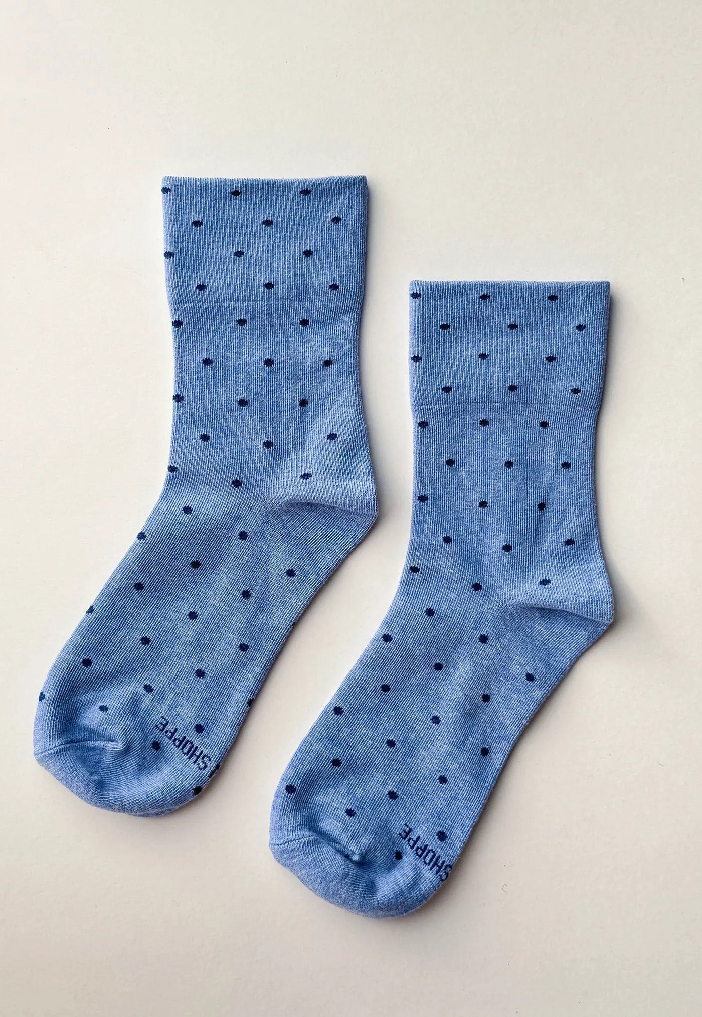 Patterned Sneaker Socks - Blue/Navy