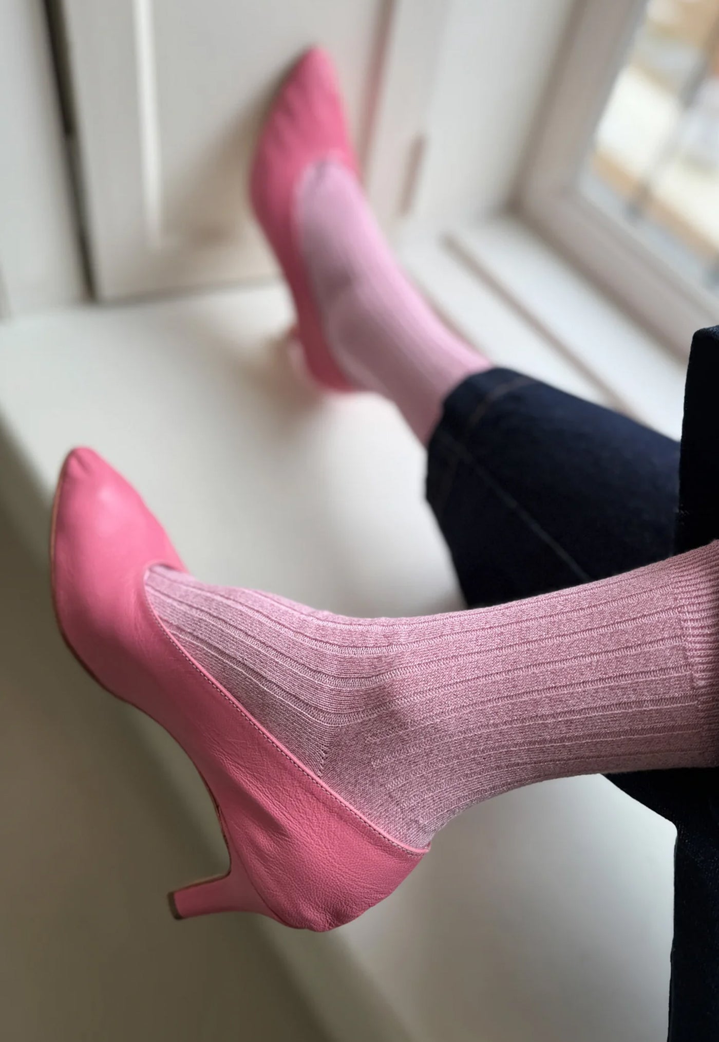 Her Socks - Sparkling Rose