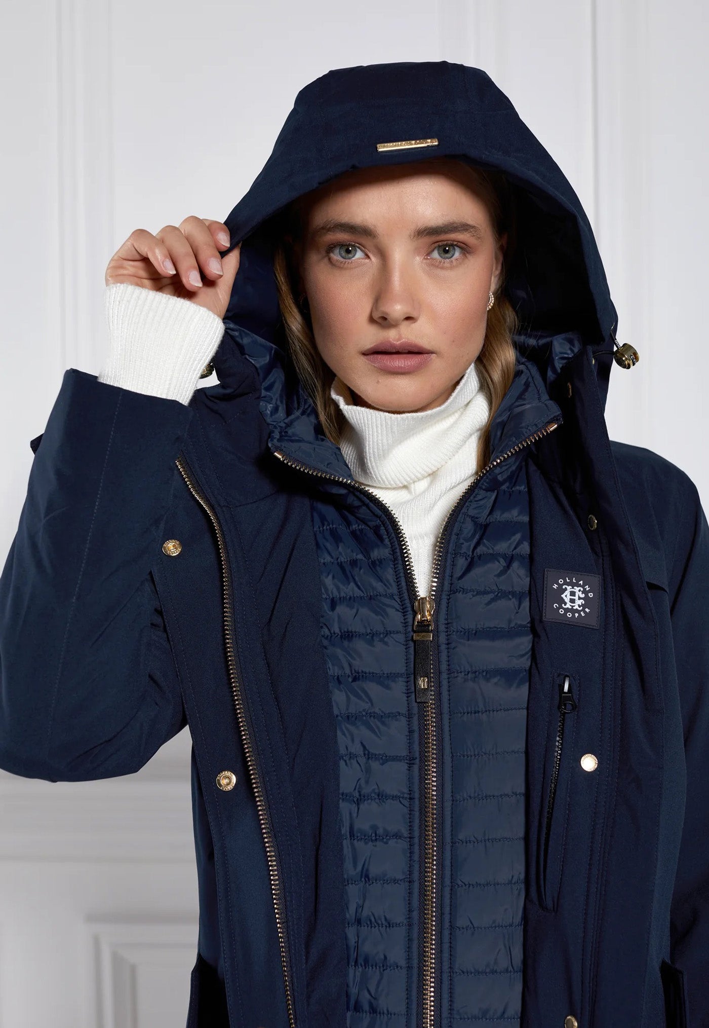 Longline Training Coat - Ink Navy