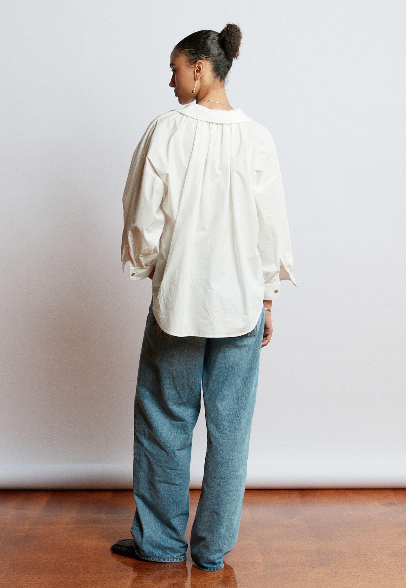 Dune Shirt - Cream Cotton Poplin