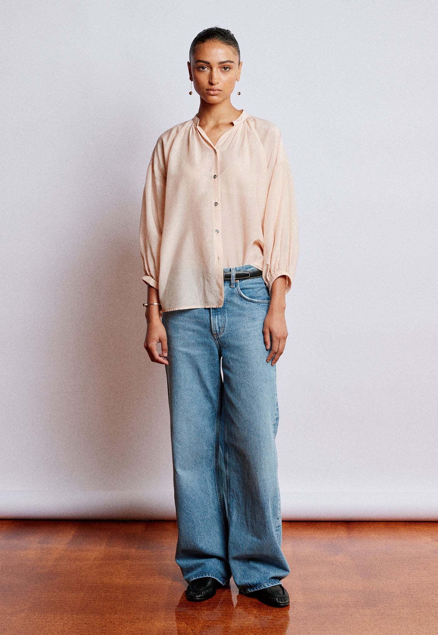 Everyday Blouse - Blush Liberty