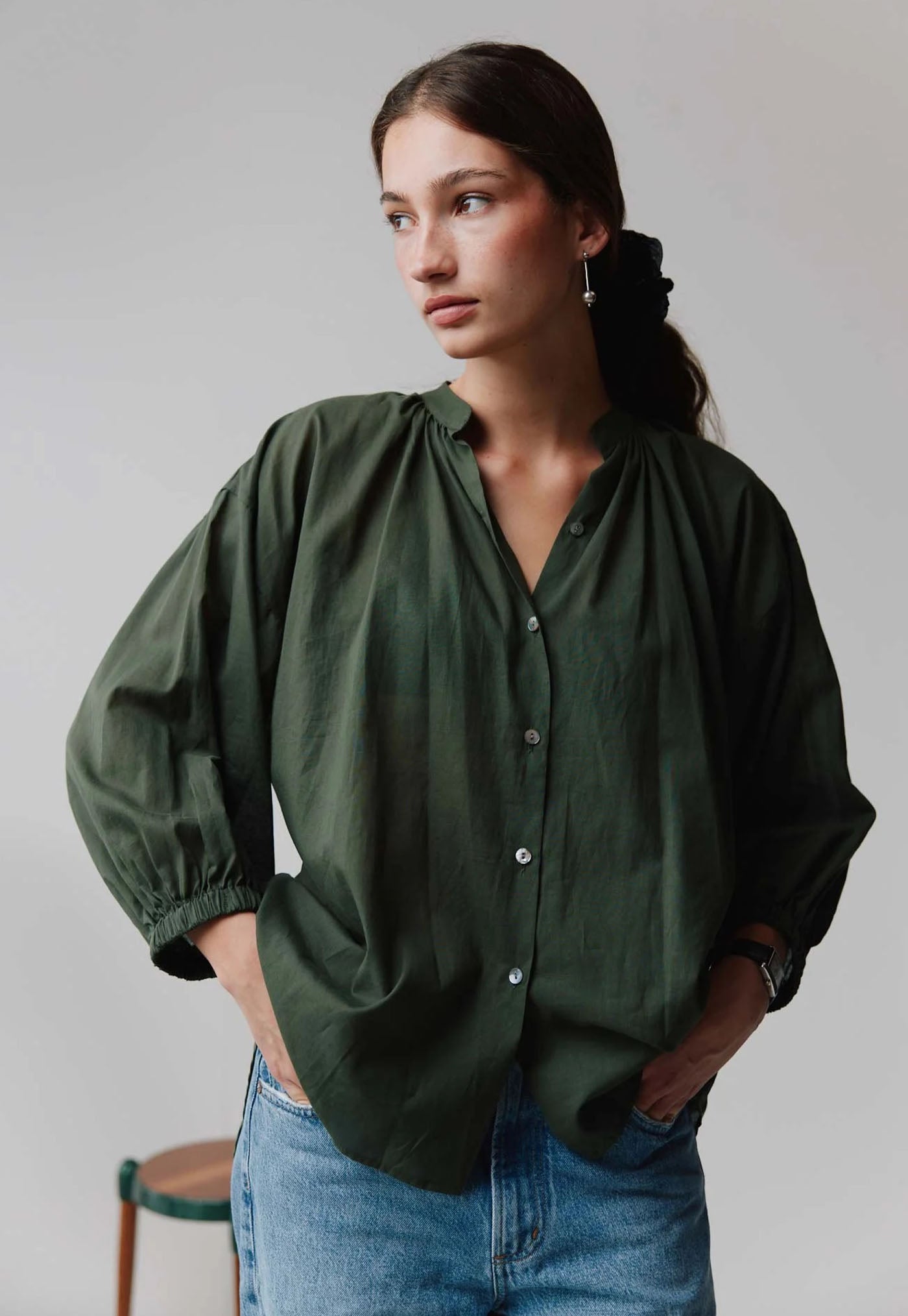 Everyday Blouse - Jungle Cotton Voile