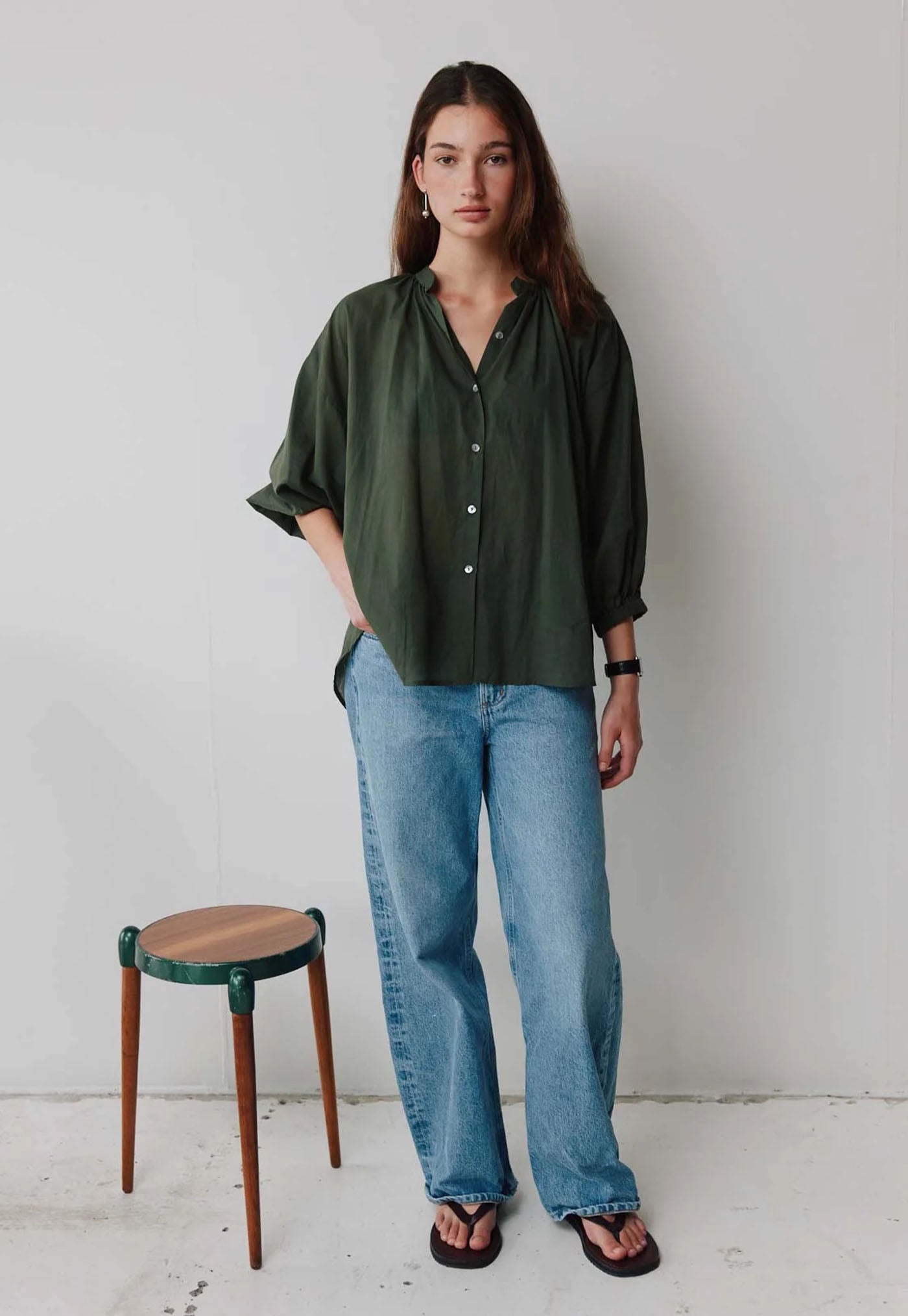 Everyday Blouse - Jungle Cotton Voile