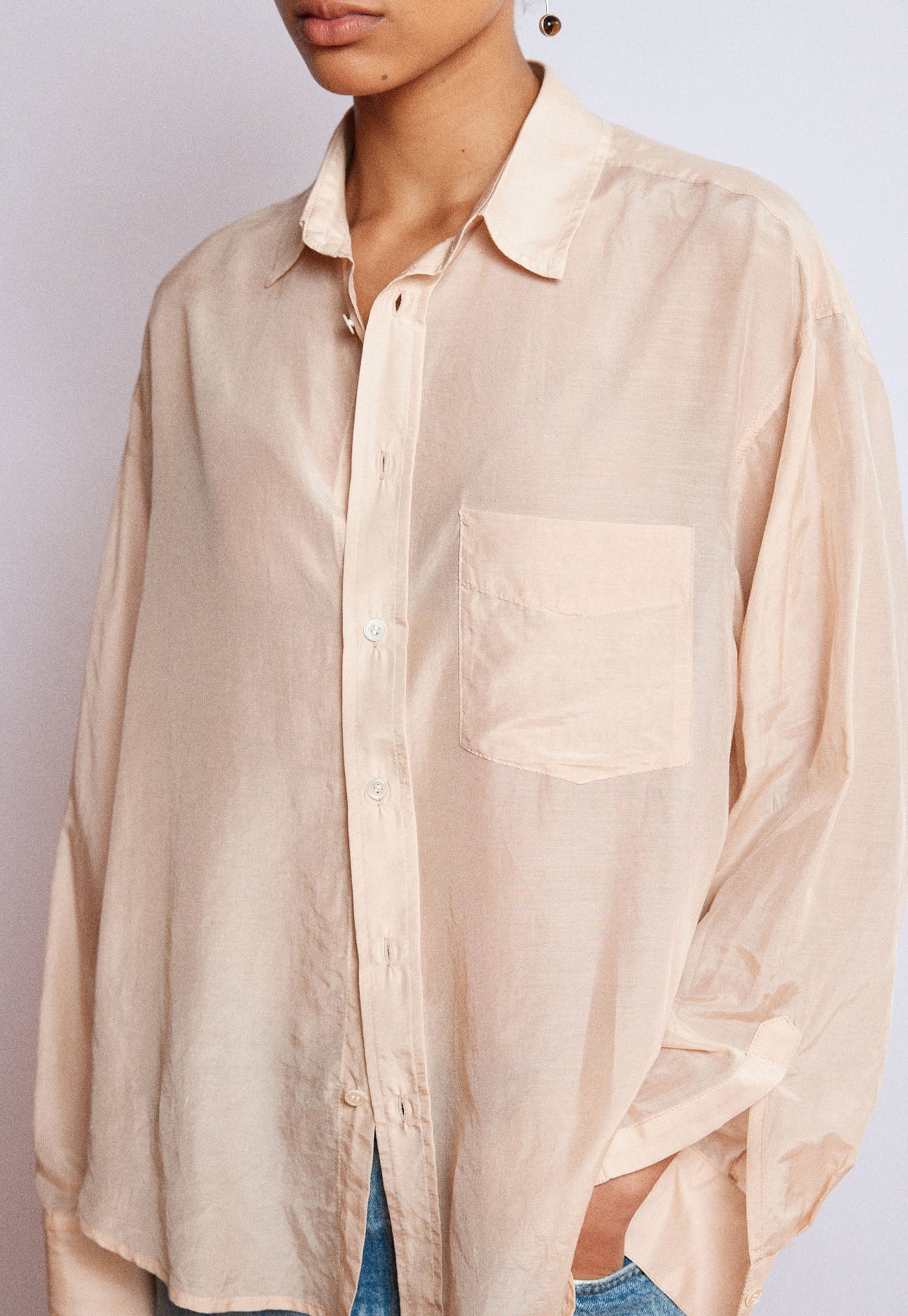 Jimmy Shirt - Blush Liberty