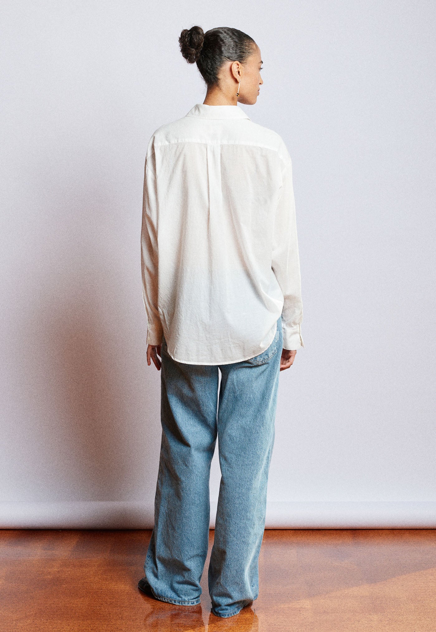 Jimmy Shirt - Cream Cotton Voile