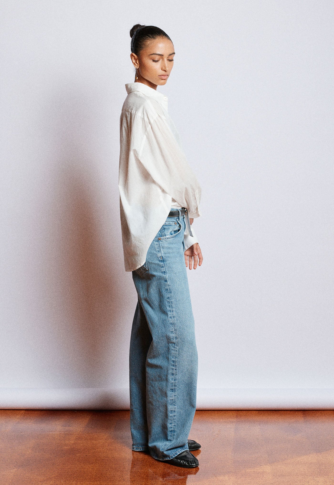 Jimmy Shirt - Cream Cotton Voile