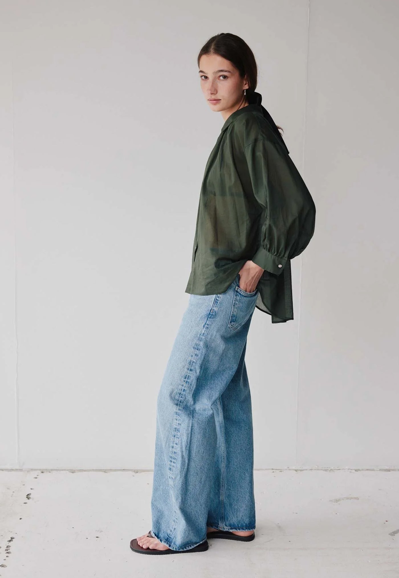 Dune Shirt - Jungle Cotton Voile