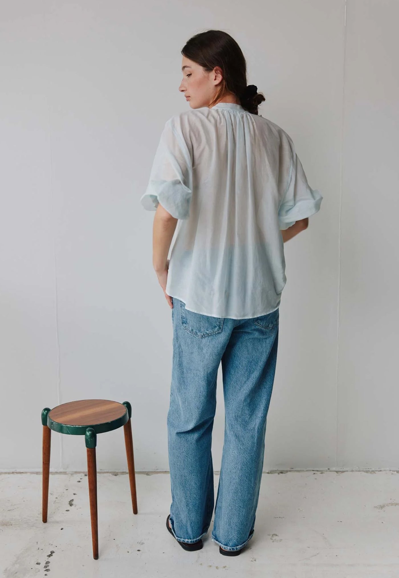 Jane Blouse - Powder Blue Liberty