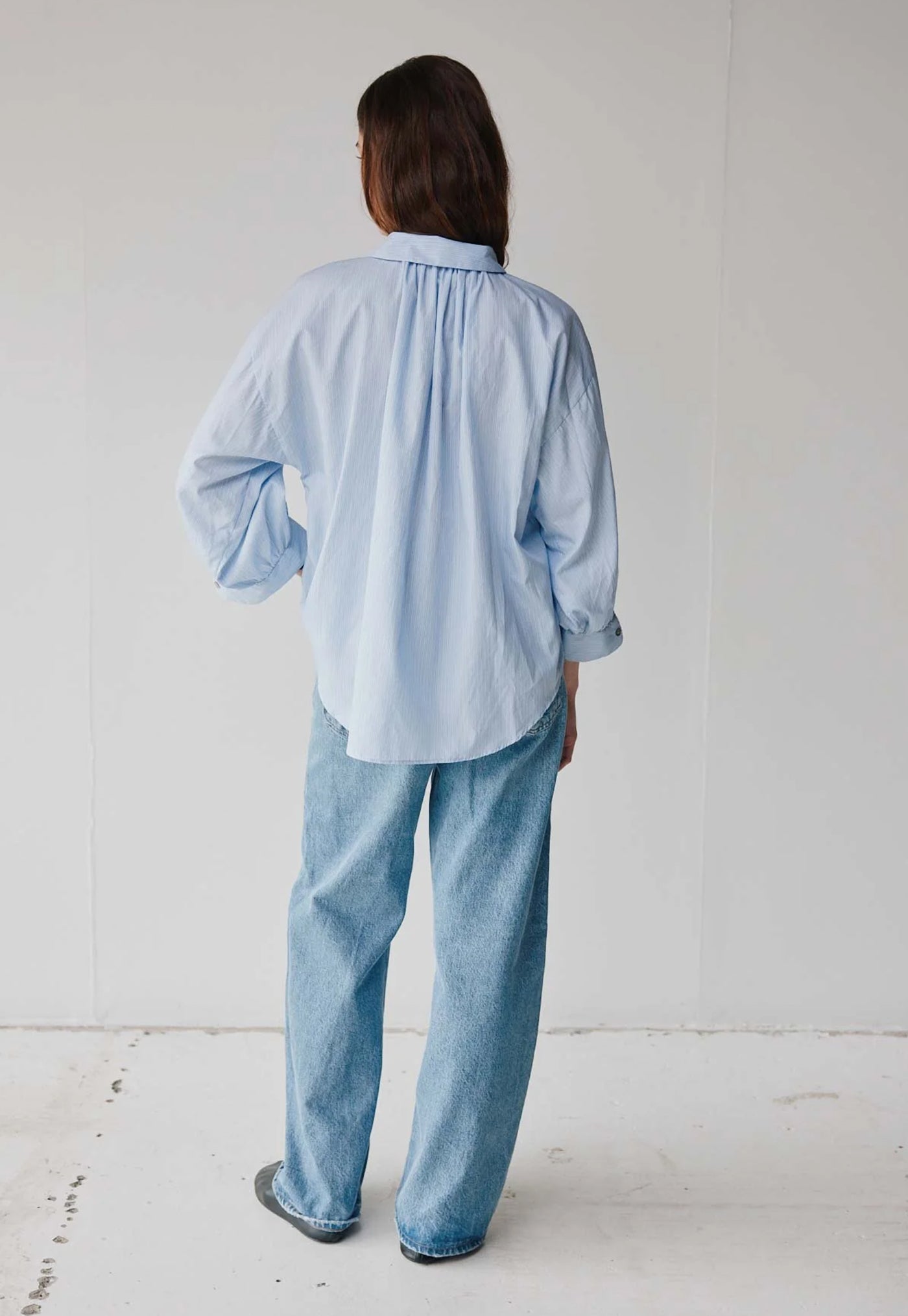 Dune Shirt - Pale Blue Stripe