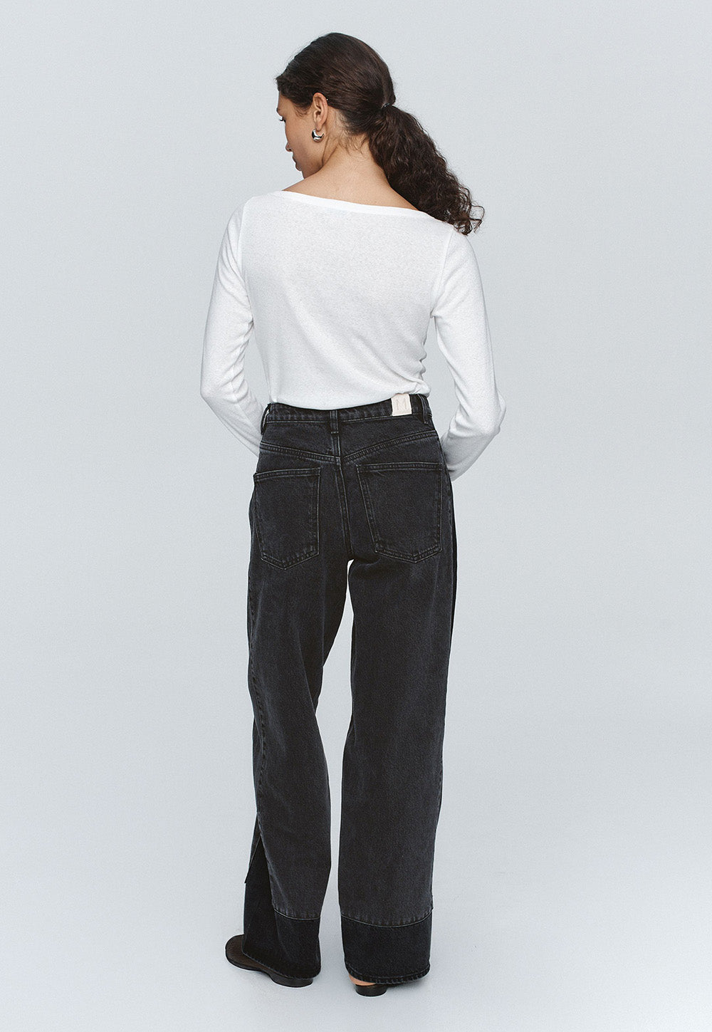Border Jean - Washed Black