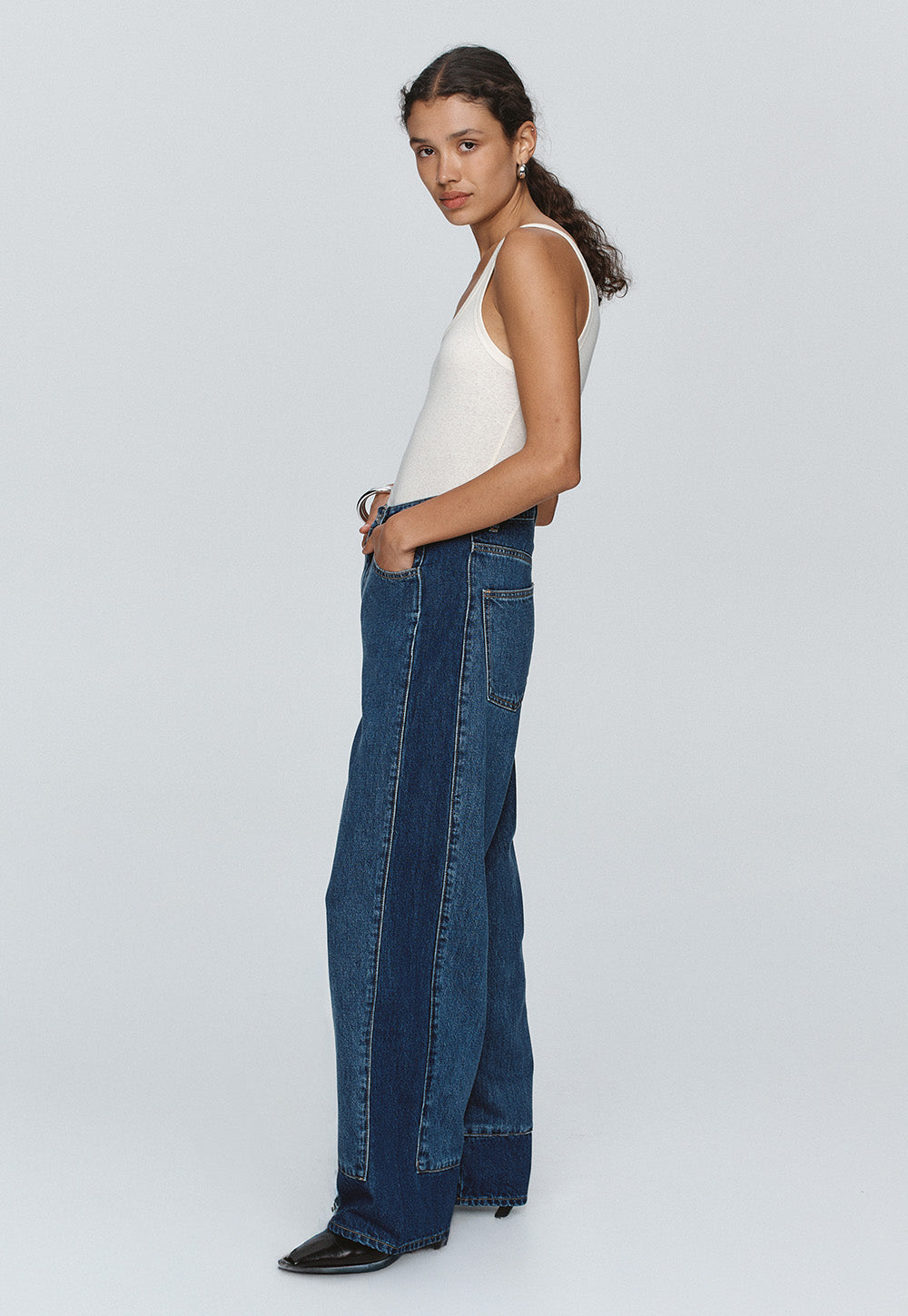 Border Jean - Washed Indigo