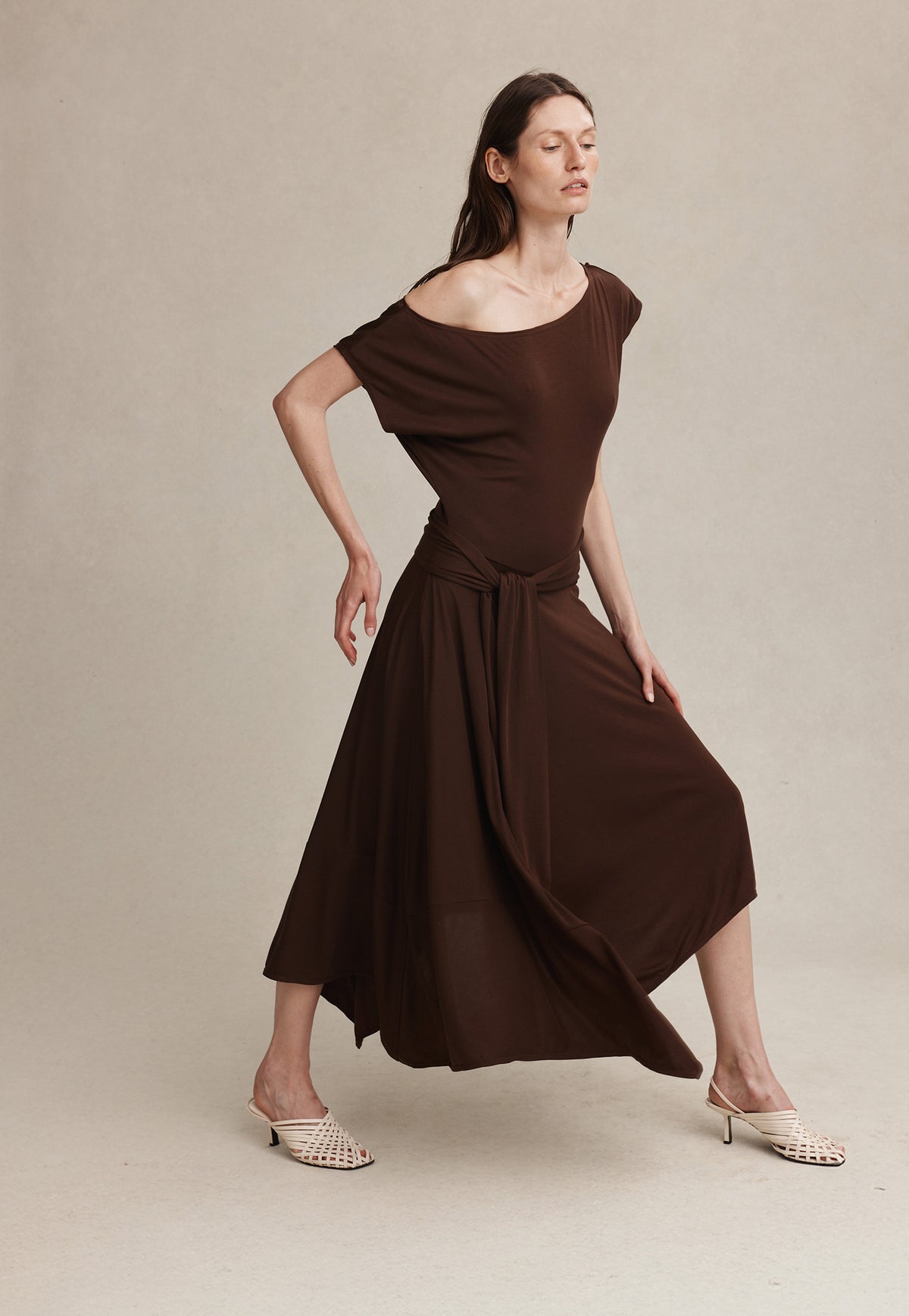 Inez Dress - Chocolate