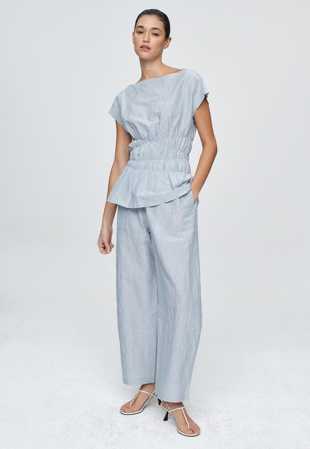 Jude Top - Bleu Stripe