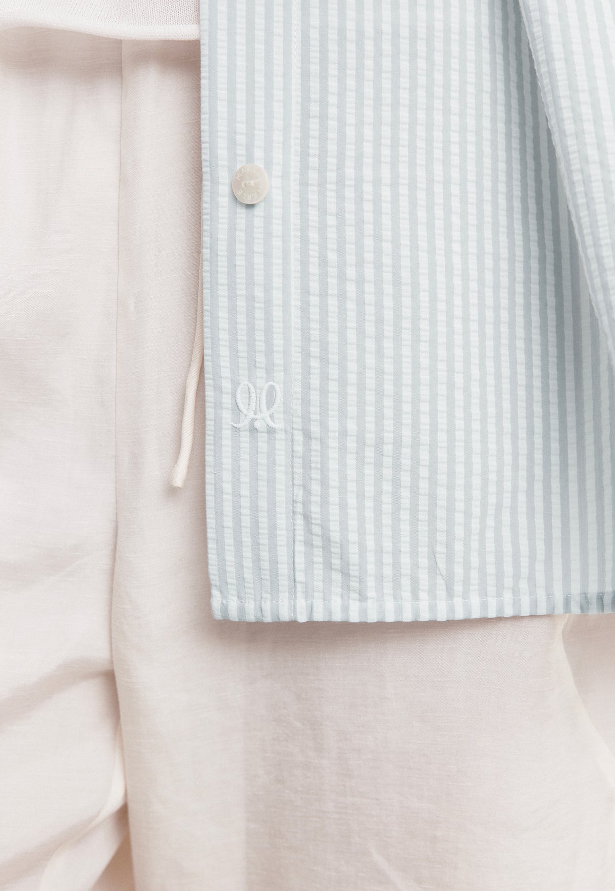Mella Shirt - Mist Stripe