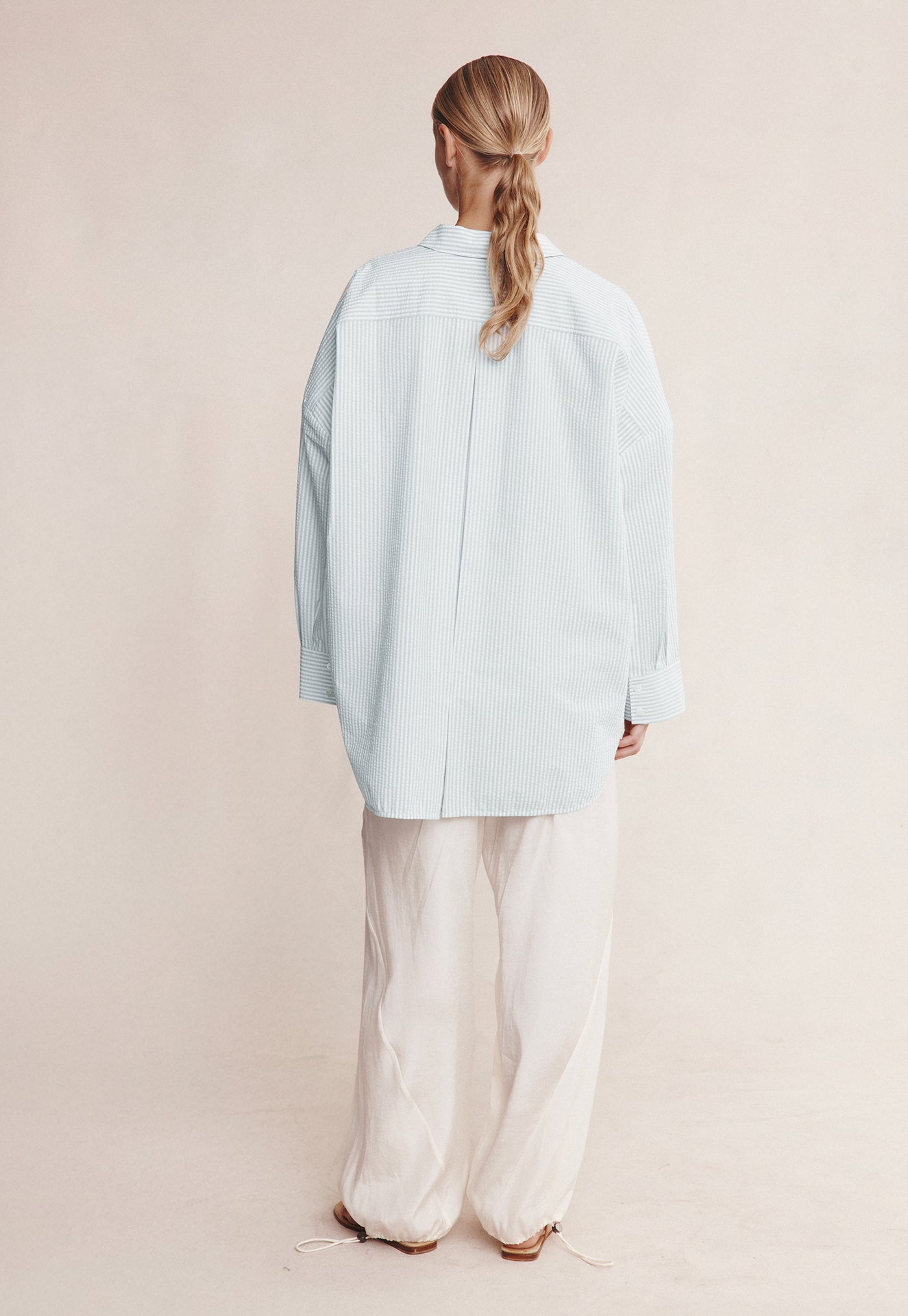 Mella Shirt - Mist Stripe