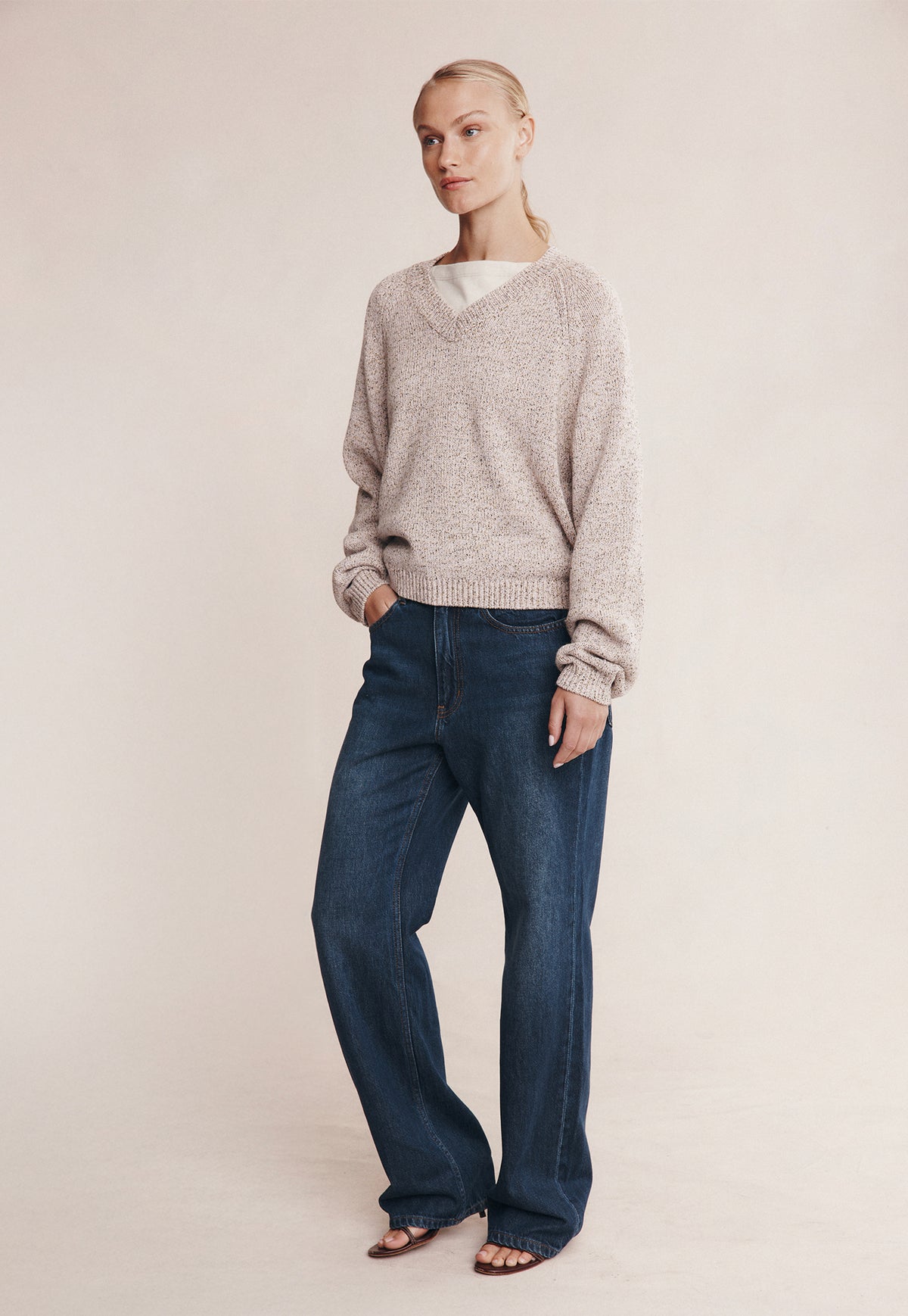 Moss Sweater - Fleur Speckle