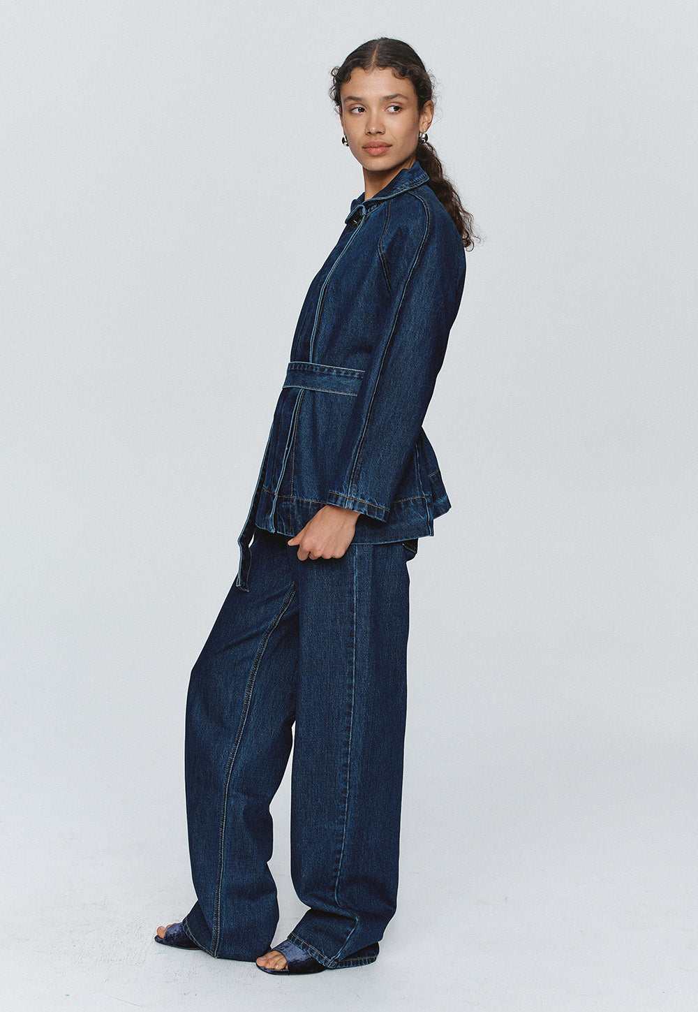 Oda Jacket - Washed Indigo
