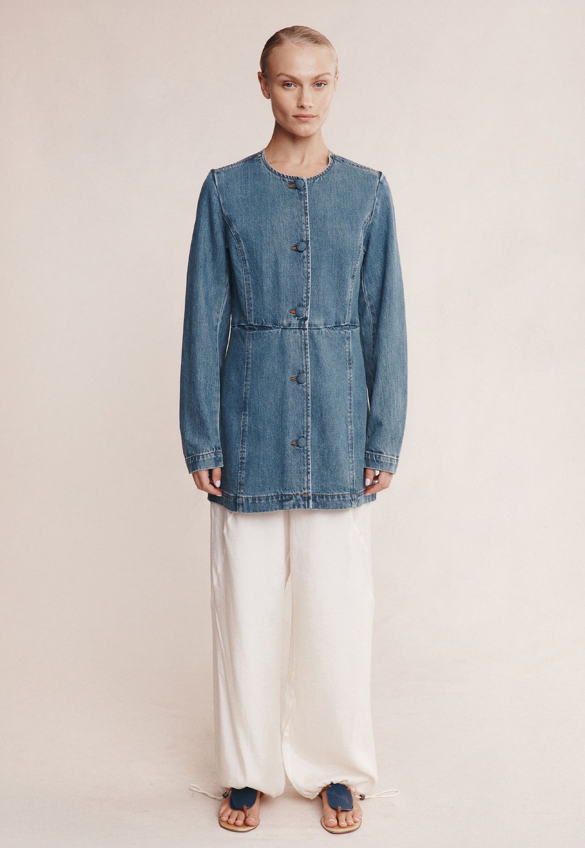 Riana Jacket - Light Wash 01