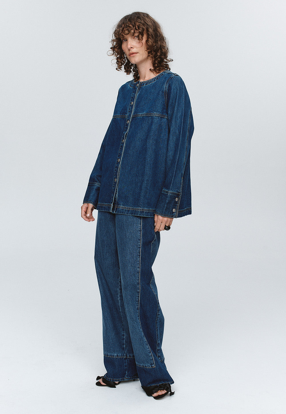 Seam Shirt - Washed Indigo