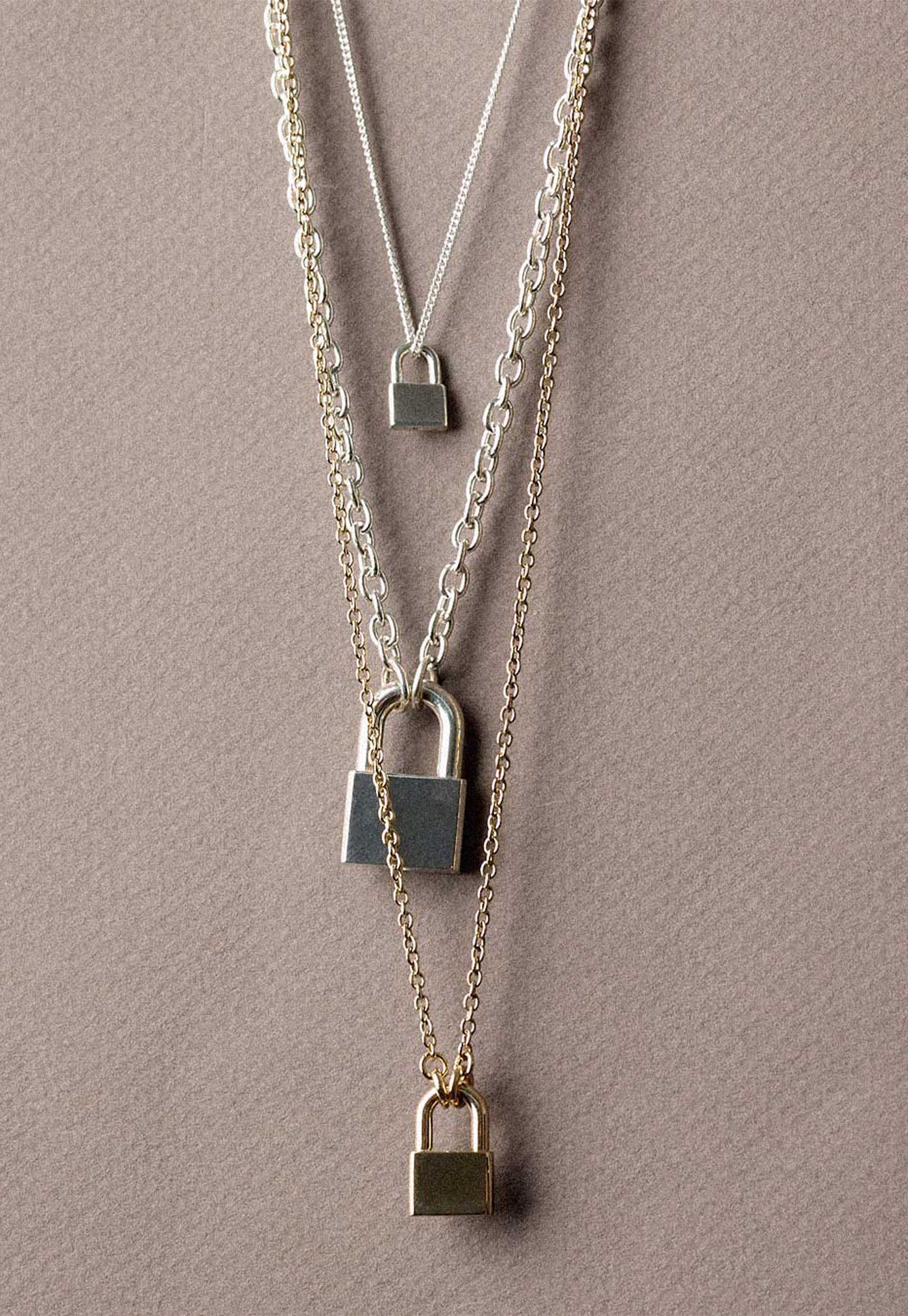 Locked Charm Necklace